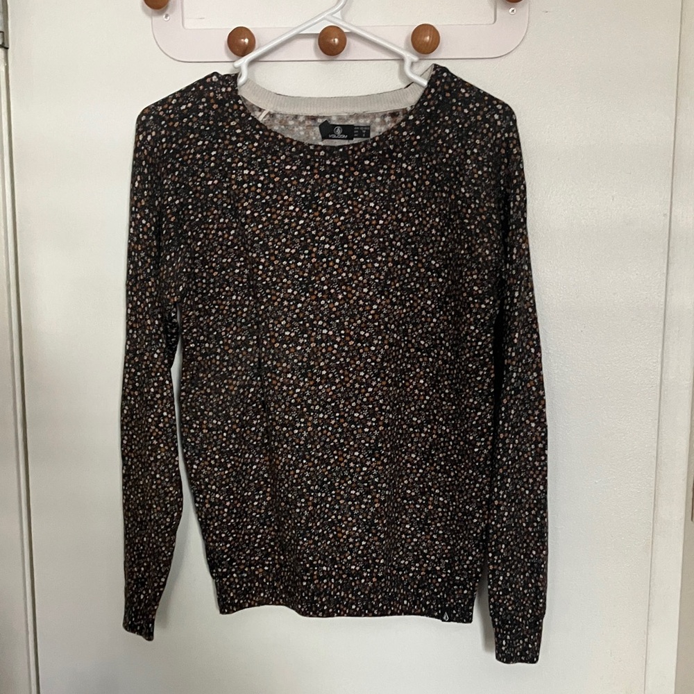 Great condition Volcom Multicolor Floral Knit Sweater Size XS